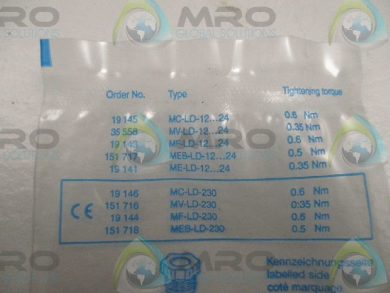 FESTO 19145 ILLUMINATING SEAL 12-24V   NSMP