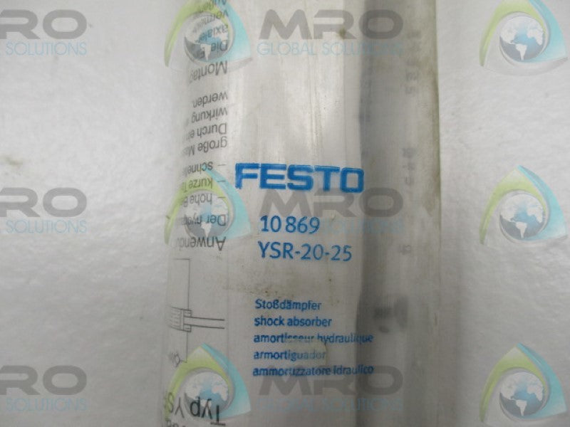 FESTO YSR-20-25 10869 SHOCK ABSORBER 25MM  NSMP