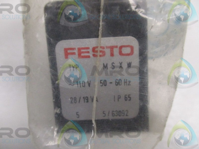 FESTO MSXW SOLENOID COIL 110V  NSMP