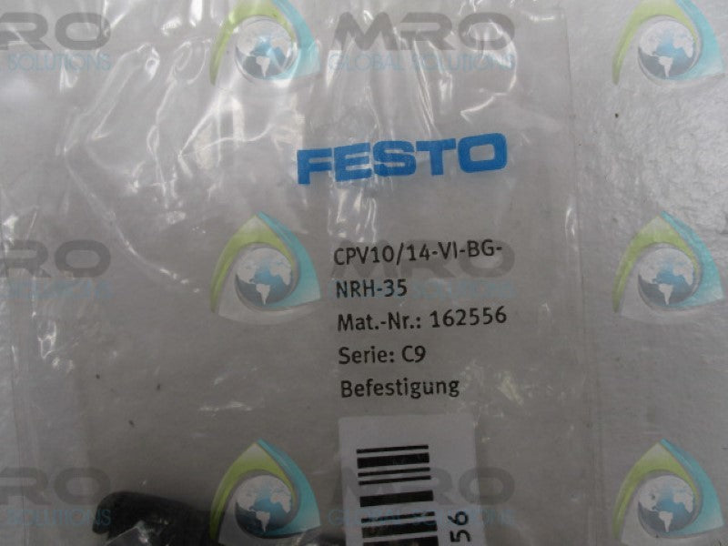 FESTO CPV10/14-VI-BG-NRH-35 162556 MOUNTING KIT * NEW IN FACTORY BAG *