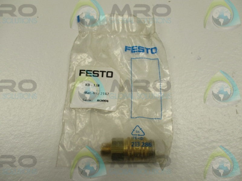 FESTO KD-1/8 QUICK COUPLING SOCKET   NSMP