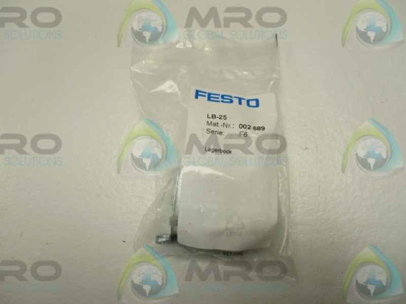 FESTO LB-25 2689 PNEUMATIC CLEVIS FOOT CYLINDER * NEW IN FACTORY BAG *