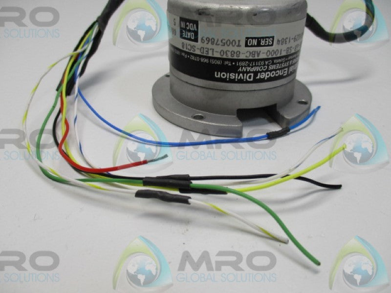 BEI 924-01029-1384 ENCODER 5VDC  UNMP