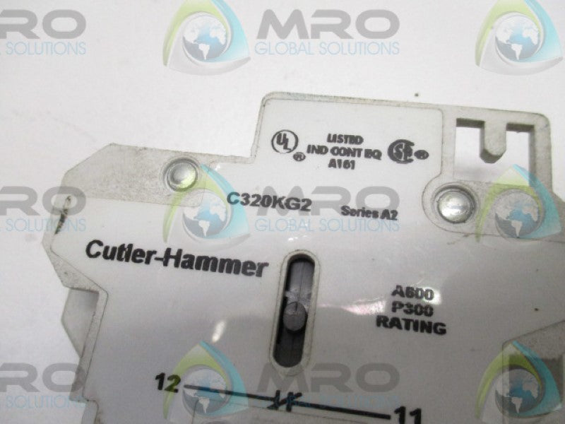 CUTLER HAMMER C320KG2 AUXILIARY CONTACT UNMP