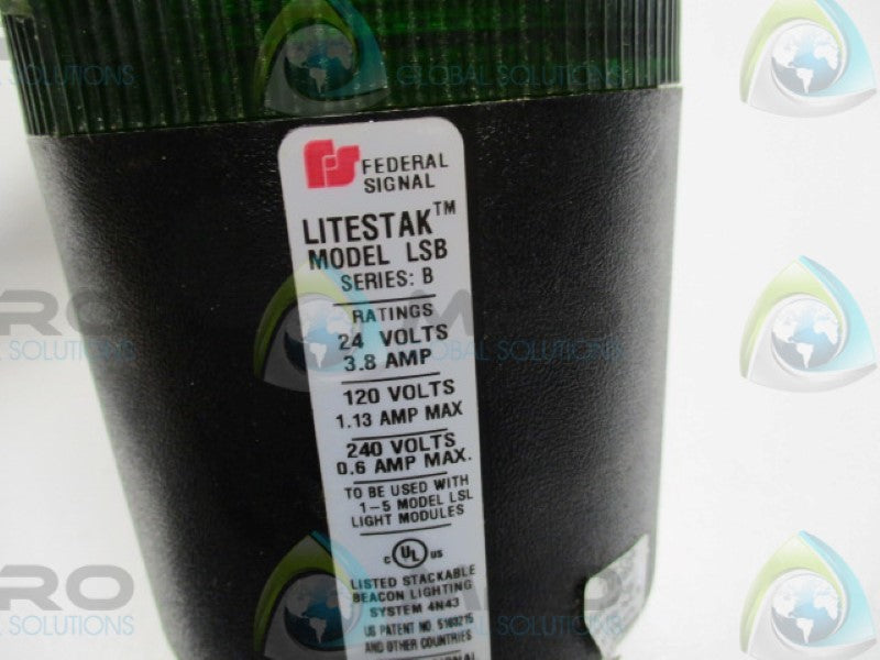 INDUSTRIAL SPARE PART LSB RED/GREEN STACK LIGHT UNMP