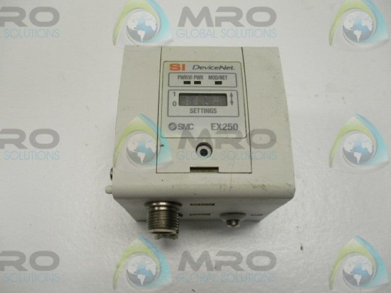 SMC DEVICENET EX250-SDN1 SI UNIT (AS PICTURED)  UNMP