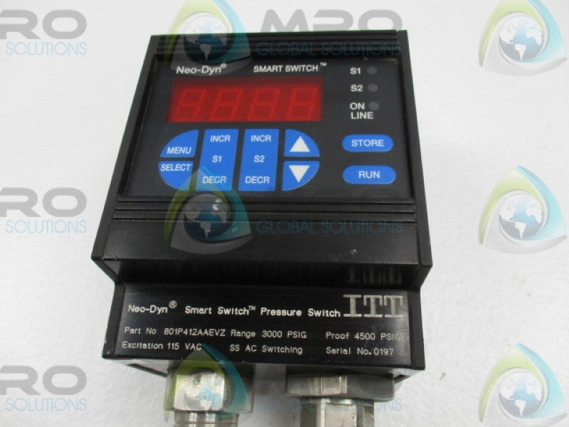 ITT NEO-DYN 801P412AAEVZ SMART PRESSURE SWITCH  UNMP