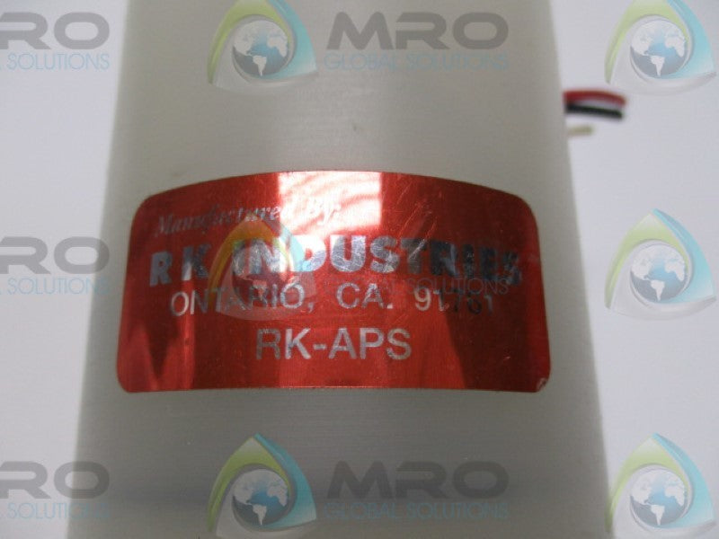 RK INDUSTRIES RK-APS VALVE  UNMP