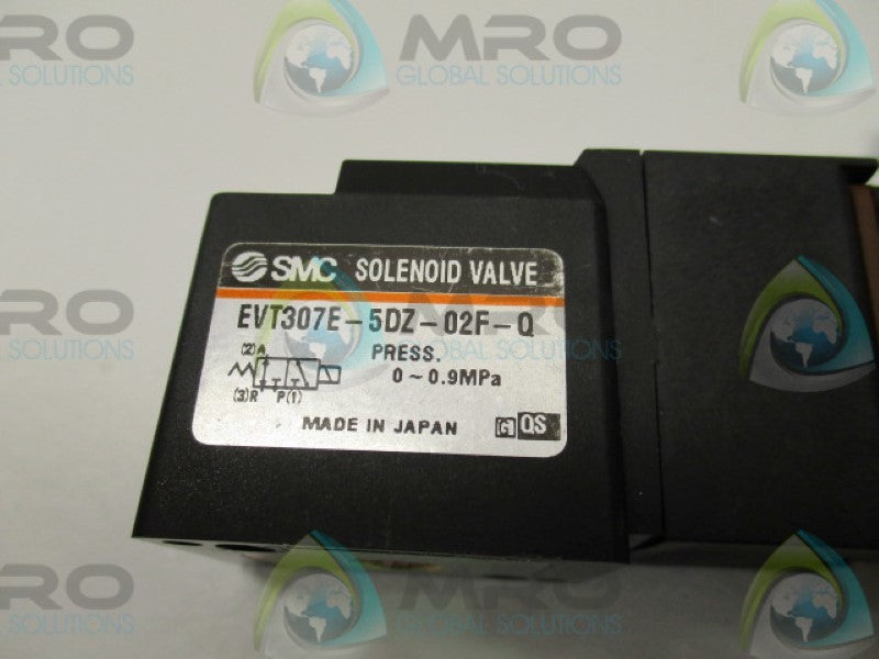 SMC EVT307E-5DZ-02F-Q SOLENOID VALVE 24VDC  UNMP
