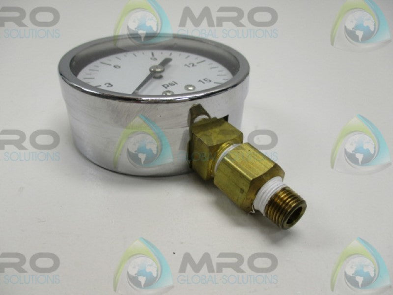TURBO SPRAY 0-15PSI PRESSURE GAUGE  UNMP