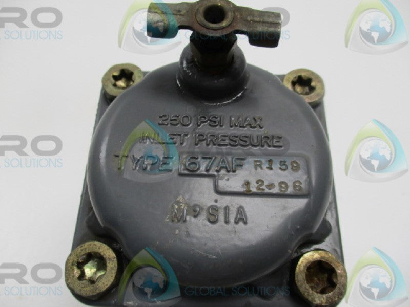 FISHER 67AF PRESSURE REGULATOR 250PSI  UNMP
