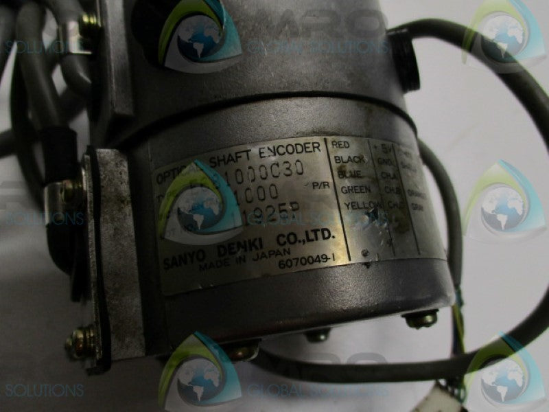 SANYO DENKI U730-012EM E681000C30 SERVO MOTOR WITH SHAFT ENCODER   UNMP