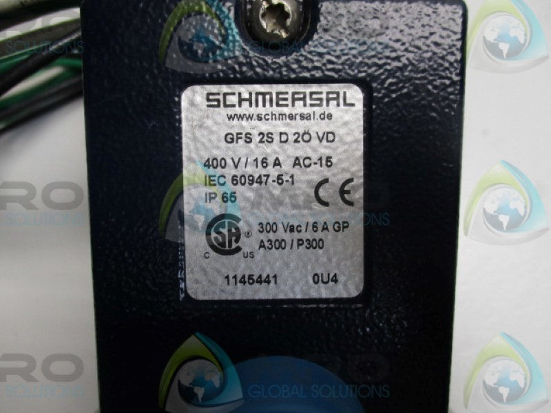 SCHMERSAL GFS2SD2OVD FOOT SWITCH PEDAL 16A 400V   UNMP