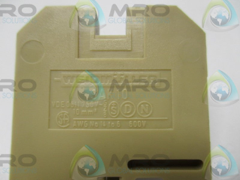 WEIDMULLER SAK10 FEED-THRU SNAP-ON?TERMINAL BLOCK  UNMP