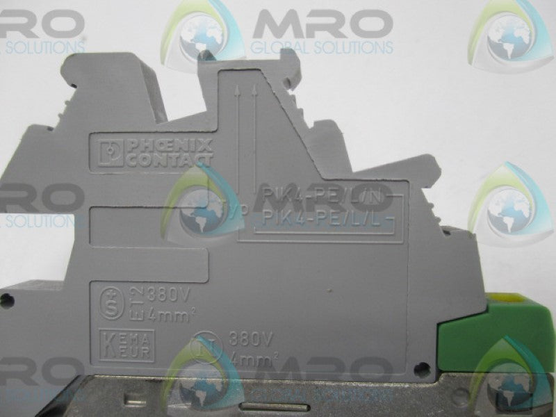 PHOENIX CONTACT PIKU-PE/L/N PIK4-PE/L/L TERMINAL BLOCK  UNMP