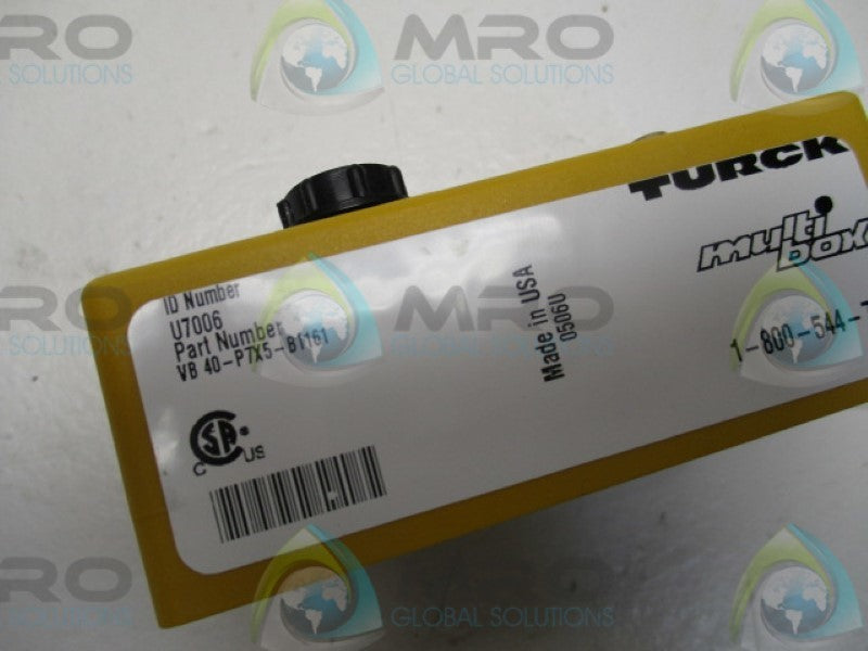 TURCK VB40-P7X5-B1161 JUNCTION BOX 4-PORT  NSMP