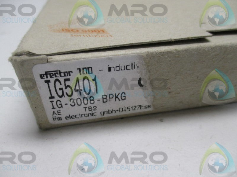 IFM EFECTOR IG5401 INDUCTIVE SENSOR  NSMP