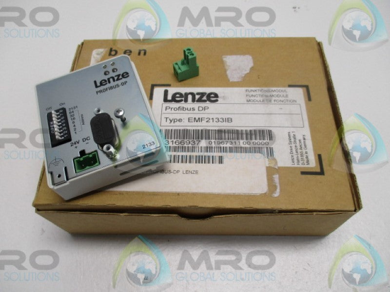 LENZE EMF2133IB PROFIBUS DP FIELDBUS MODULE * NEW IN BOX *