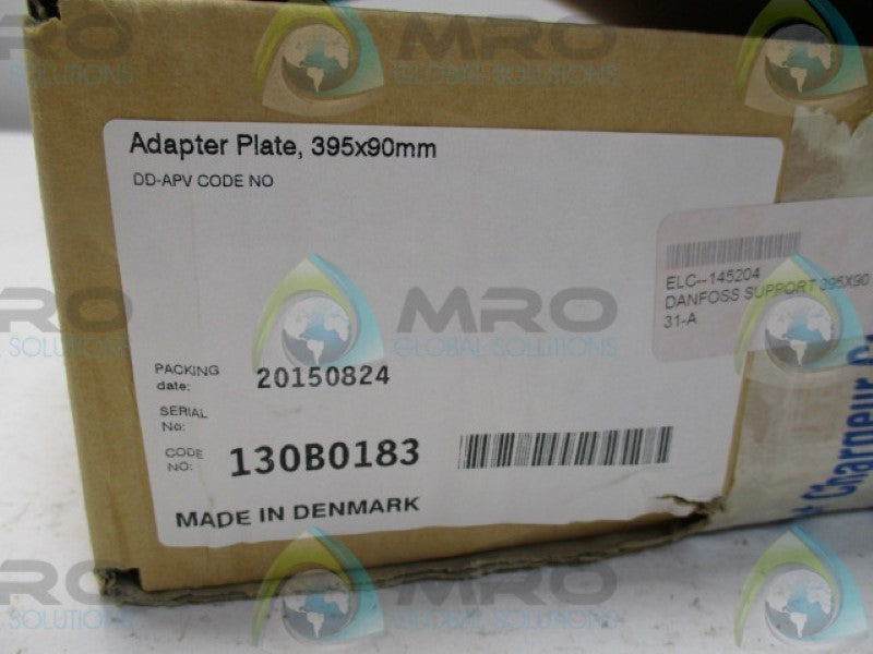 DANFOSS 130B0183 ADAPTER PLATE 395X90MM  NSMP