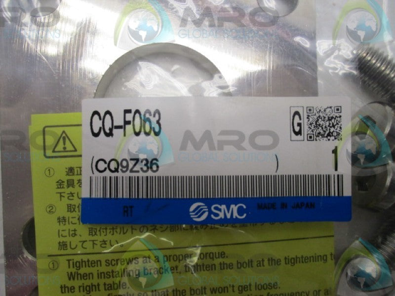 SMC CQ-F063 MOUNT KIT * NEW IN FACTORY BAG *