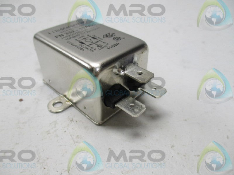 SCHAFFNER FN332-10A/05 POWER LINE FILTER 110/250VAC  NSNP