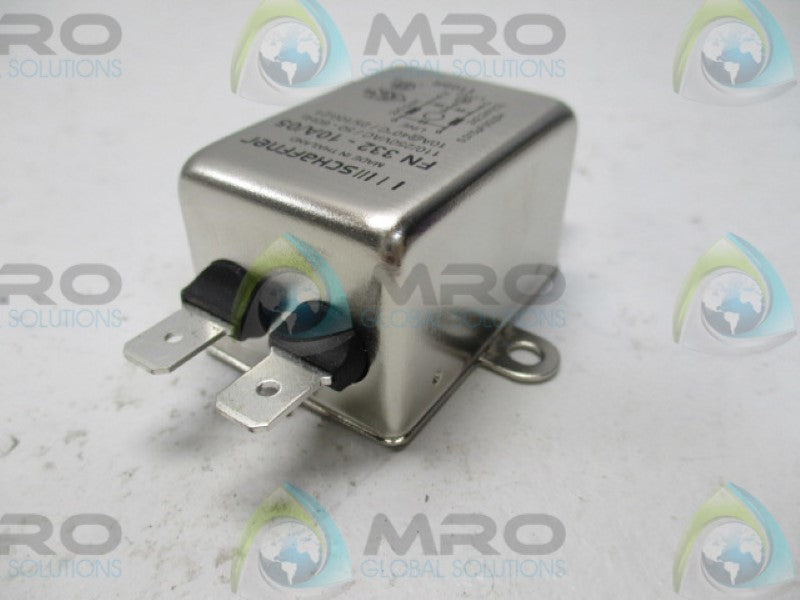 SCHAFFNER FN332-10A/05 POWER LINE FILTER 110/250VAC  NSNP