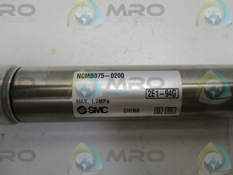 SMC NCMB075-0200 CYLINDER  UNMP