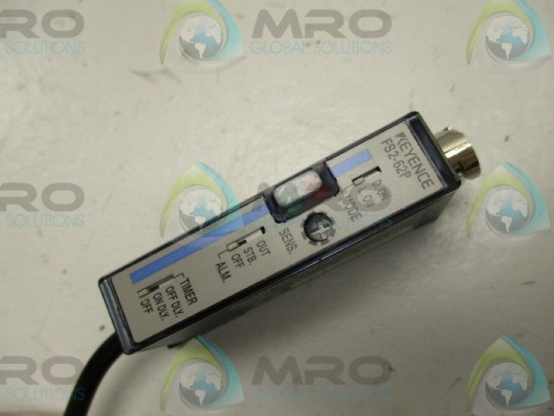 KEYENCE FS2-62P AMPLIFIER FIBER CABLE  NSNP