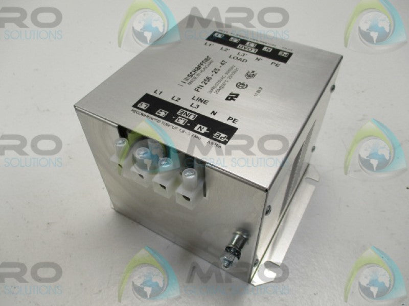 SCHAFFNER FN256-25-47 POWER LINE FILTER 3X480/275VAC  NSNP