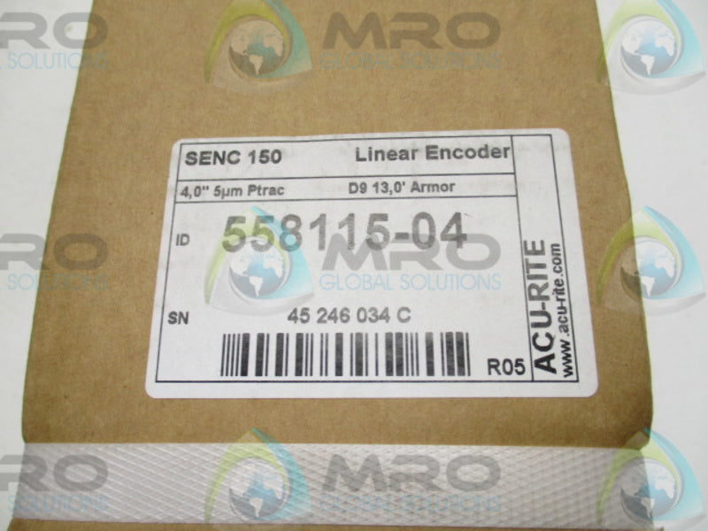 ACU-RITE 558115-04 LINEAR ENCODER * FACTORY SEALED *