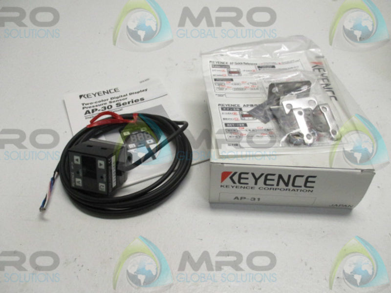KEYENCE AP-31 DIGITAL DISPLAY PRESSURE SENSOR   NSMP