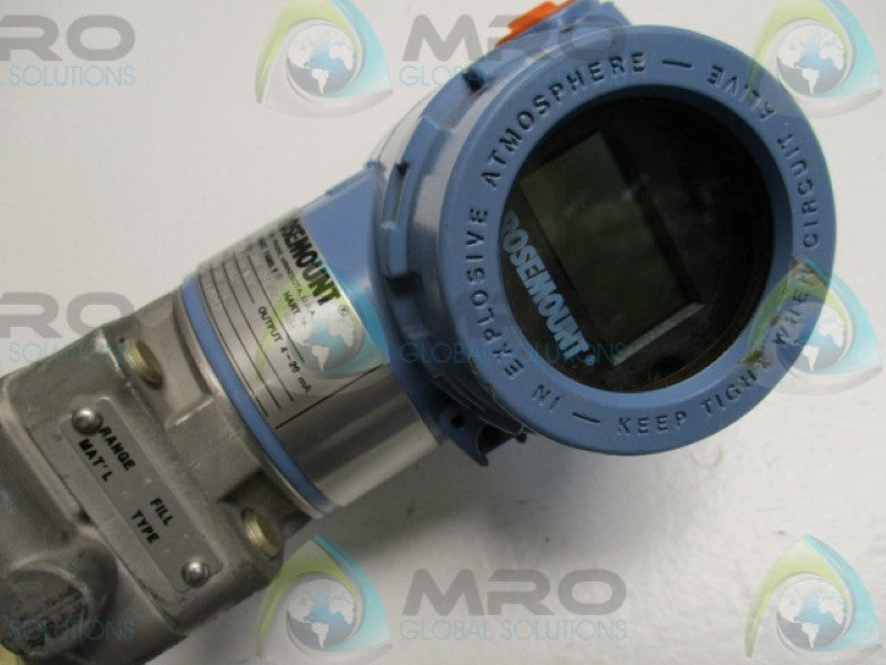 ROSEMOUNT 3051CG4A23A1AM5E5 TRANSMITTER 300PSI 21BAR  NSNP