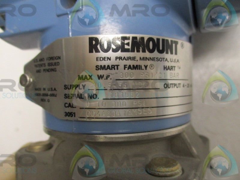 ROSEMOUNT 3051CG4A23A1AM5E5 TRANSMITTER 300PSI 21BAR  NSNP