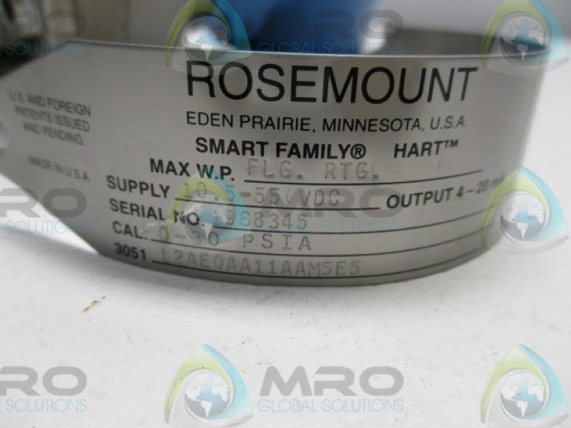 ROSEMOUNT 3051L2AE0AA11AAM5E5 TRANSMITTER 0-30PSIA FLANGE  UNMP