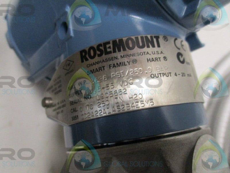 ROSEMOUNT 3051CD2A22A1AS2B4E5M5 TRANSMITTER  NSNP