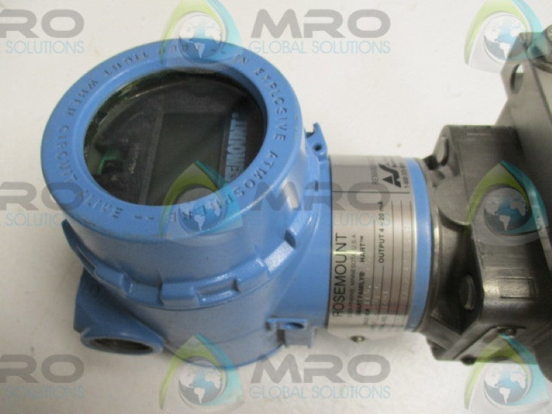 ROSEMOUNT 3051CD2A22A1AS2B4M5E5L4 TRANSMITTER (AS PICTURED)  NSNP