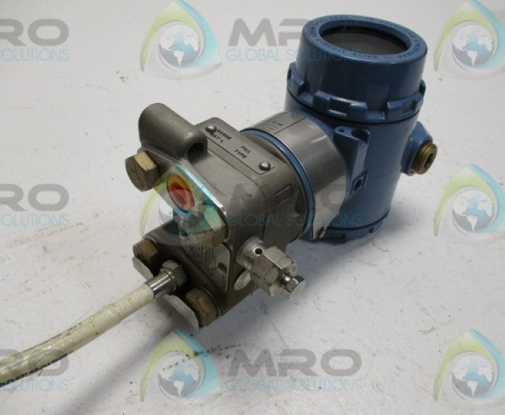 ROSEMOUNT 3051CD3A22A1AS1B4F5M5 TRANSMITTER 0-1000"H2O 275PSI  NSNP