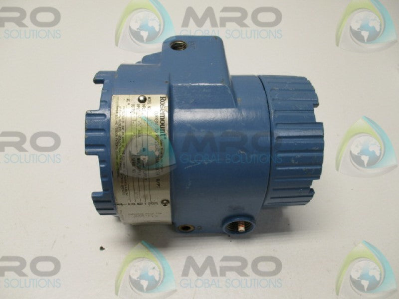 ROSEMOUNT 3311SS1A1B1E5 PRESSURE TRANSDUCER 3-15PSI 4-20MA  UNMP