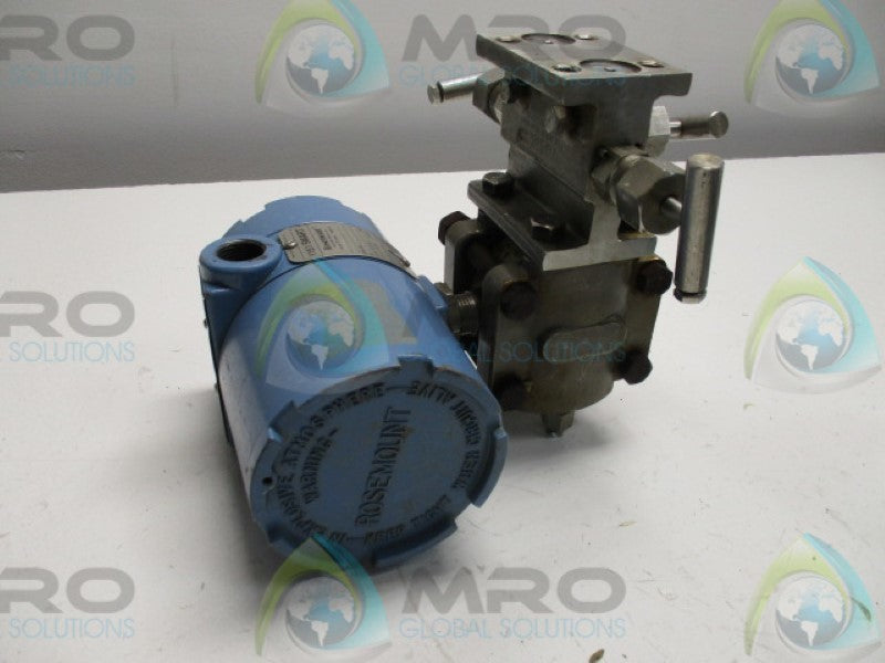 ROSEMOUNT 1151DP4S22 PRESSURE TRANSMITTER 0-108.4"H2O 200PSI  UNMP