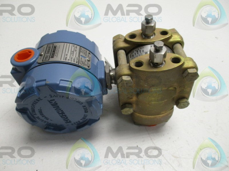 ROSEMOUNT 1151DP4S12 PRESSURE TRANSMITTER 0-100"H2O 2000PSI  NSNP