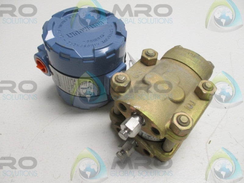 ROSEMOUNT 1151DP4S12 PRESSURE TRANSMITTER 0-100"H2O 2000PSI  NSNP