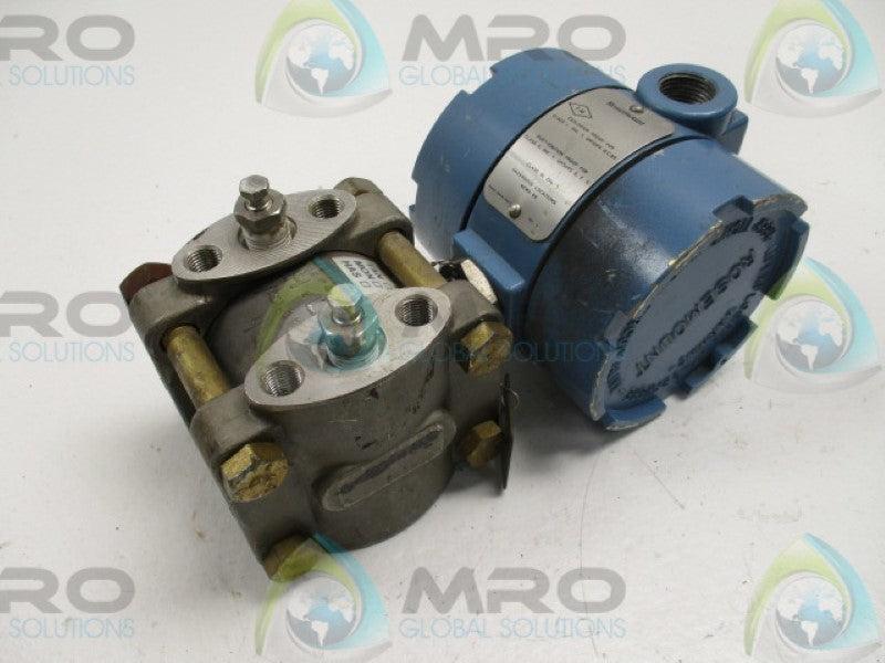 ROSEMOUNT 1151DP4E22T0085B1 PRESSURE TRANSMITTER 0-50"WC 2000PSI 4-20MA  UNMP