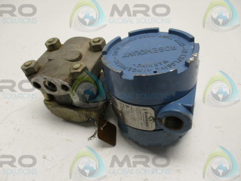 ROSEMOUNT 1151AP6S22B1 PRESSURE TRANSMITTER 100PSI 4-20MA  UNMP