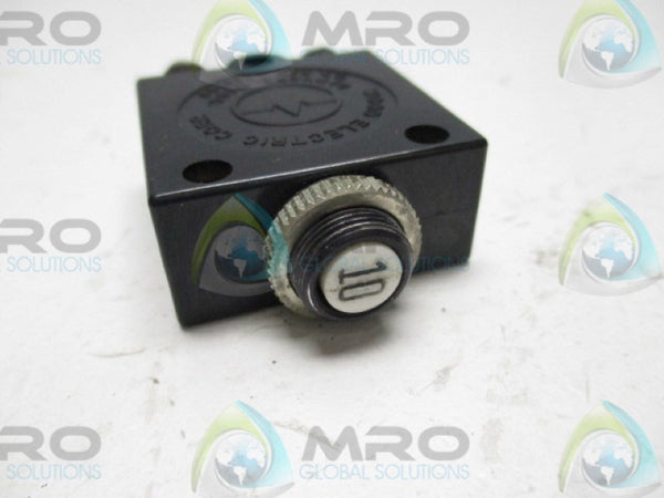 WOOD ELECTRIC 435-210-103 CIRCUIT BREAKER 10A UNMP