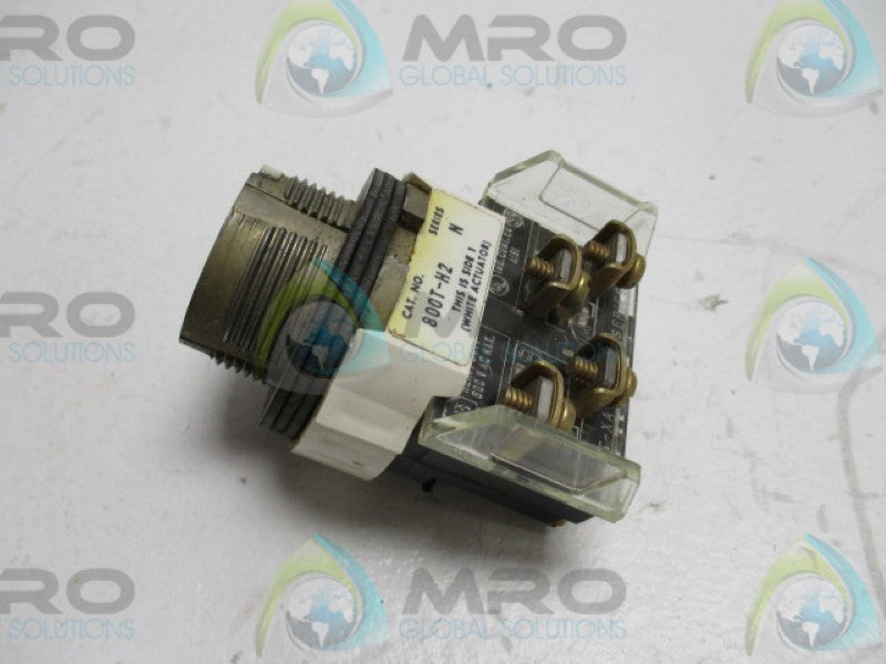 ALLEN BRADLEY 800T-H2A SER. N SELECTOR SWITCH  * USED*