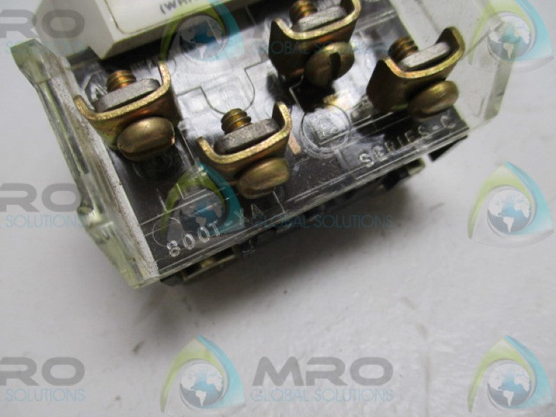 ALLEN BRADLEY 800T-H2A SER. N SELECTOR SWITCH  * USED*