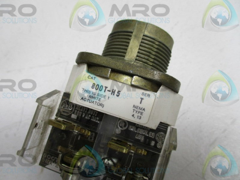 INDUSTRIAL SPARE PART 800T-H5A SER. T SELECTOR SWITCH   UNMP