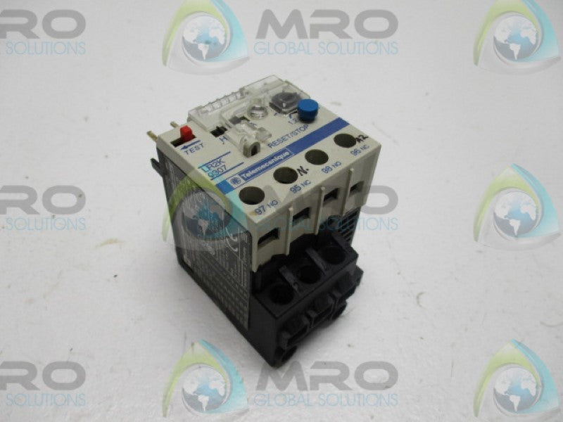 TELEMECANIQUE LR2K0307 OVERLOAD RELAY 1,2-1,8A *USED *
