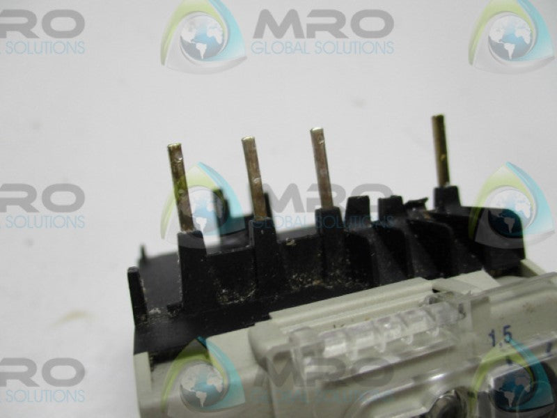 TELEMECANIQUE LR2K0307 OVERLOAD RELAY 1,2-1,8A *USED *