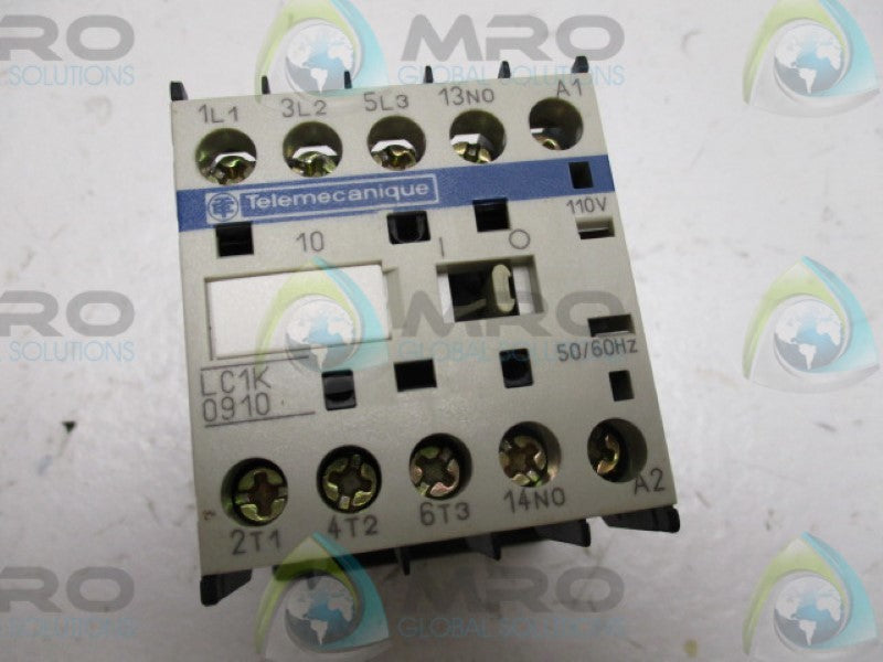 TELEMECANIQUE LC1K0910 CONTACTOR 110V  UNMP